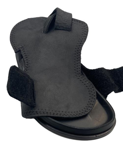 BIRKENSTOCK（ビルケンシュトック）BIRKENSTOCK (ビルケンシュトック) ブカレストオイルレザーサンタダル ブラック サイズ:24の古着・服飾アイテム