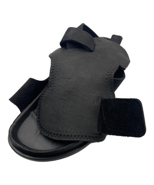 BIRKENSTOCK（ビルケンシュトック）BIRKENSTOCK (ビルケンシュトック) ブカレストオイルレザーサンタダル ブラック サイズ:24の古着・服飾アイテム