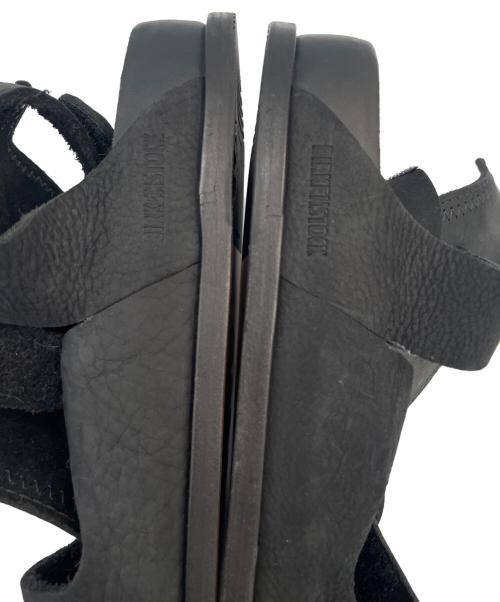 BIRKENSTOCK（ビルケンシュトック）BIRKENSTOCK (ビルケンシュトック) ブカレストオイルレザーサンタダル ブラック サイズ:24の古着・服飾アイテム