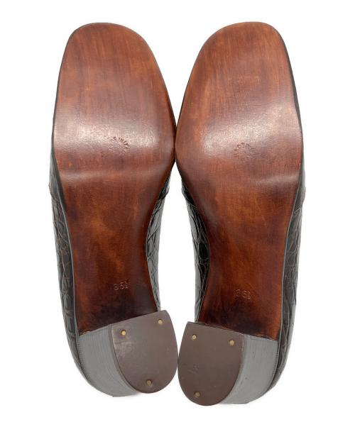 CELINE（セリーヌ）CELINE (セリーヌ) ビットヒールローファー ブラウン サイズ:36 1/2の古着・服飾アイテム