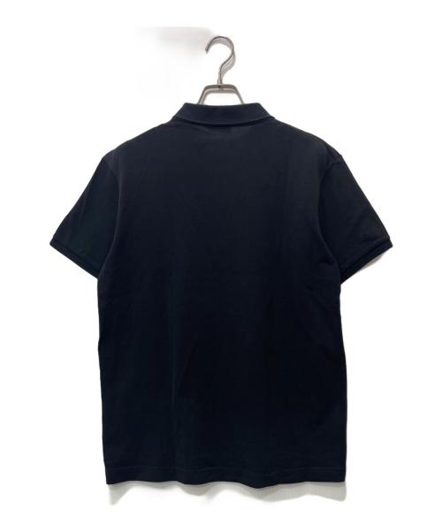 MONCLER（モンクレール）MONCLER (モンクレール) ポロシャツ ブラック サイズ:Lの古着・服飾アイテム