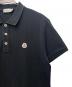中古・古着 MONCLER (モンクレール) ポロシャツ ブラック サイズ:L：12000円