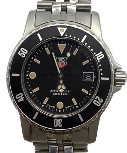 TAG Heuer（タグ・ホイヤー）TAG HEUER (タグ・ホイヤー) プロフェッショナル　腕時計 ブラックの古着・服飾アイテム