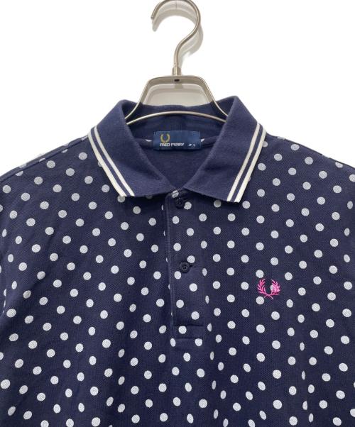FRED PERRY（フレッドペリー）FRED PERRY (フレッドペリー) ポロシャツ ネイビー サイズ:Lの古着・服飾アイテム