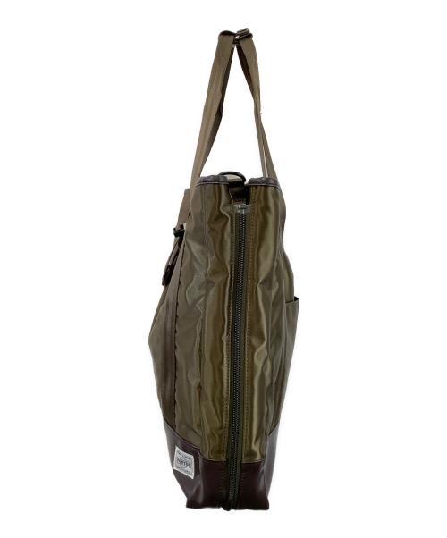 PORTER（ポーター）PORTER (ポーター) SAC'S BAR (サックスバー) 2WAYバッグ ブラウンの古着・服飾アイテム
