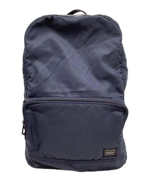 PORTER（ポーター）PORTER (ポーター) FLASH　デイパック ネイビーの古着・服飾アイテム
