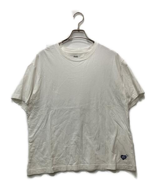 HUMAN MADE（ヒューマンメイド）HUMAN MADE (ヒューマンメイド) 半袖カットソー ホワイト サイズ:Mの古着・服飾アイテム