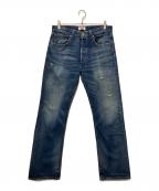 LEVI'Sリーバイス）の古着「ダメージデニムパンツ」｜インディゴ