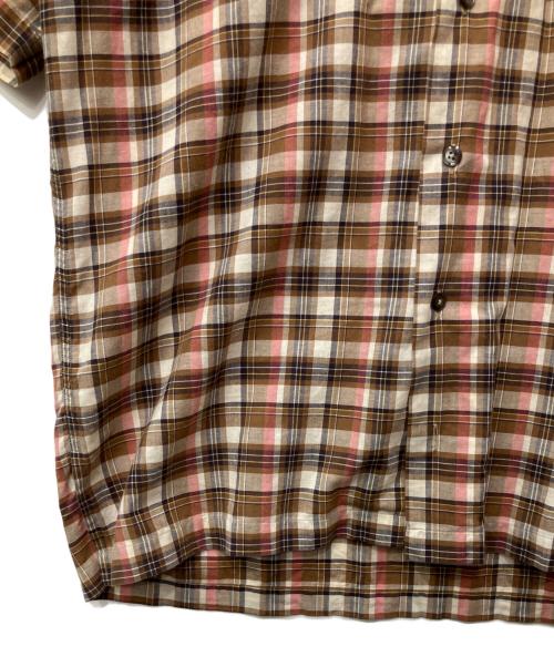 RRL（ダブルアールエル）RRL (ダブルアールエル) 半袖シャツ ブラウン サイズ:Sの古着・服飾アイテム
