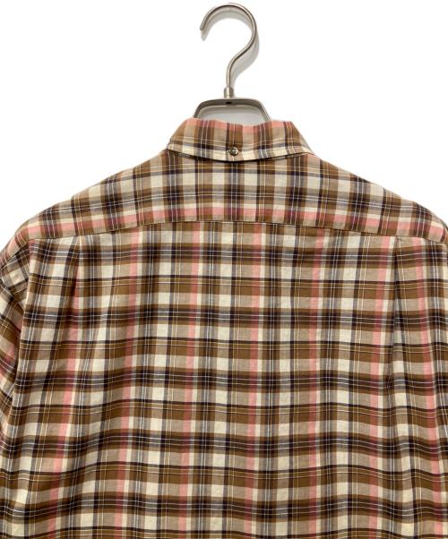 RRL（ダブルアールエル）RRL (ダブルアールエル) 半袖シャツ ブラウン サイズ:Sの古着・服飾アイテム