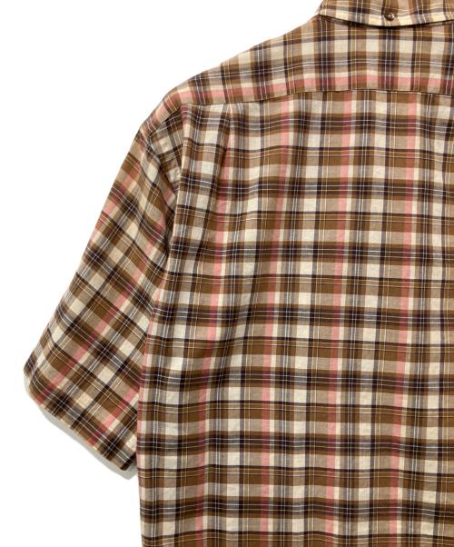 RRL（ダブルアールエル）RRL (ダブルアールエル) 半袖シャツ ブラウン サイズ:Sの古着・服飾アイテム