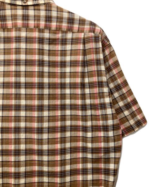 RRL（ダブルアールエル）RRL (ダブルアールエル) 半袖シャツ ブラウン サイズ:Sの古着・服飾アイテム