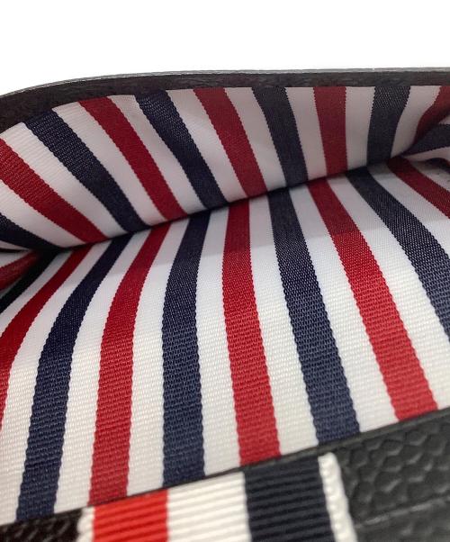 Thom Browne（トムブラウン）Thom Browne (トムブラウン) ペブルグレイン ダブルカードホルダー ブラックの古着・服飾アイテム