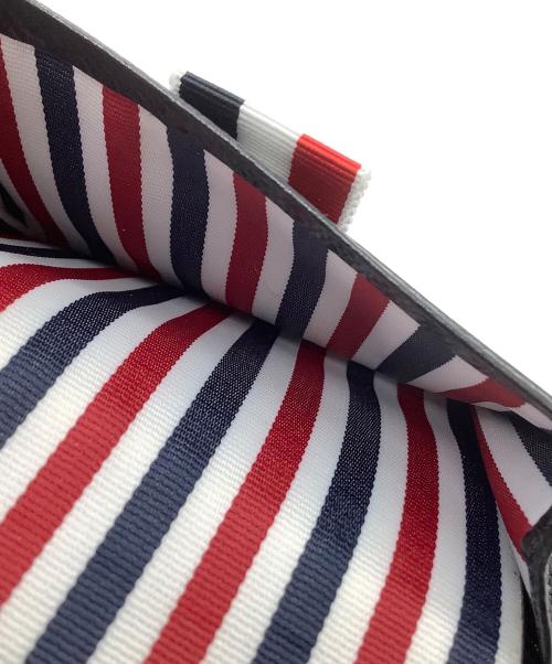 Thom Browne（トムブラウン）Thom Browne (トムブラウン) ペブルグレイン ダブルカードホルダー ブラックの古着・服飾アイテム