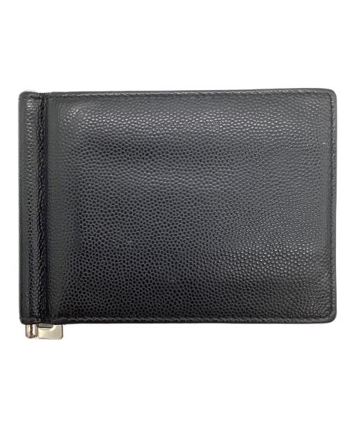Saint Laurent Paris（サンローランパリ）Saint Laurent Paris (サンローランパリ) 2つ折りマネークリップ ブラックの古着・服飾アイテム