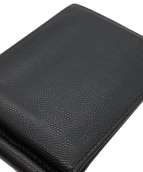 Saint Laurent Paris（サンローランパリ）Saint Laurent Paris (サンローランパリ) 2つ折りマネークリップ ブラックの古着・服飾アイテム