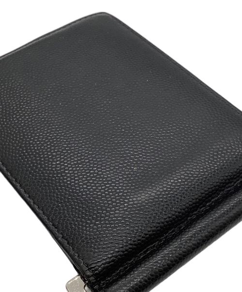 Saint Laurent Paris（サンローランパリ）Saint Laurent Paris (サンローランパリ) 2つ折りマネークリップ ブラックの古着・服飾アイテム
