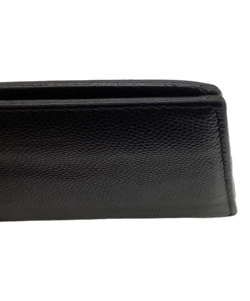 Saint Laurent Paris（サンローランパリ）Saint Laurent Paris (サンローランパリ) 2つ折りマネークリップ ブラックの古着・服飾アイテム