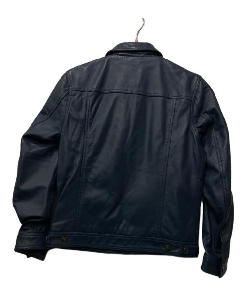 RHENIUM（レニウム）RHENIUM (レニウム) レザージャケット ブルー サイズ:38の古着・服飾アイテム
