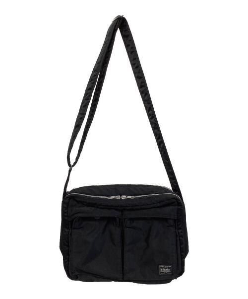 PORTER（ポーター）PORTER (ポーター) タンカー　ナイロンショルダーバッグ ブラックの古着・服飾アイテム