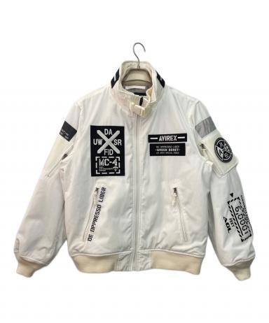 中古・古着通販】AVIREX (アヴィレックス) ジャケット ホワイト サイズ