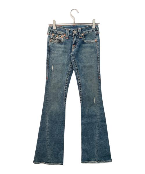 TRUE RELIGION（トゥルー レリジョン）TRUE RELIGION (トゥルー レリジョン) フレアデニム インディゴ サイズ:24の古着・服飾アイテム
