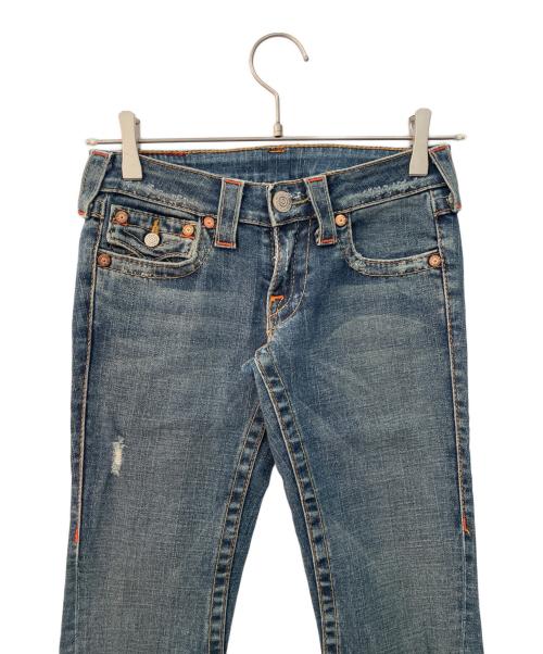 TRUE RELIGION（トゥルー レリジョン）TRUE RELIGION (トゥルー レリジョン) フレアデニム インディゴ サイズ:24の古着・服飾アイテム