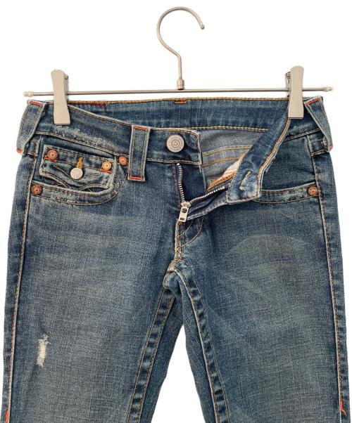 TRUE RELIGION（トゥルー レリジョン）TRUE RELIGION (トゥルー レリジョン) フレアデニム インディゴ サイズ:24の古着・服飾アイテム