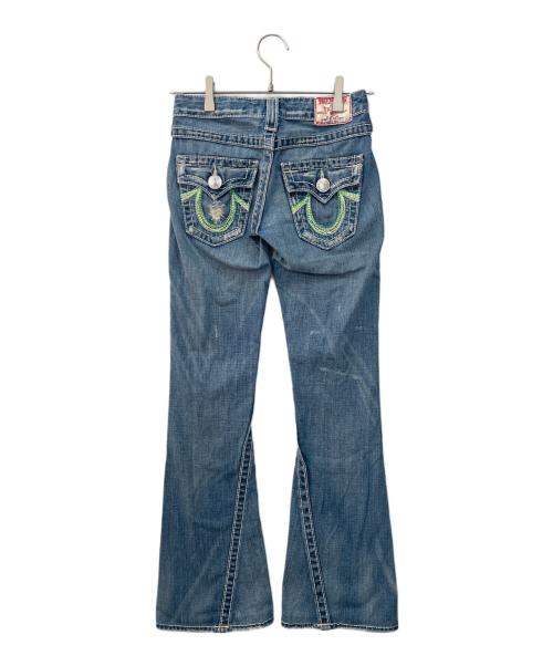 TRUE RELIGION（トゥルー レリジョン）TRUE RELIGION (トゥルー レリジョン) フレアデニム ブルー サイズ:24の古着・服飾アイテム