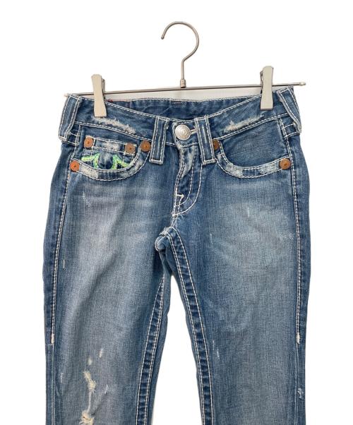 TRUE RELIGION（トゥルー レリジョン）TRUE RELIGION (トゥルー レリジョン) フレアデニム ブルー サイズ:24の古着・服飾アイテム