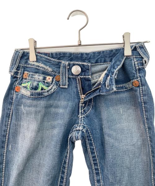 TRUE RELIGION（トゥルー レリジョン）TRUE RELIGION (トゥルー レリジョン) フレアデニム ブルー サイズ:24の古着・服飾アイテム