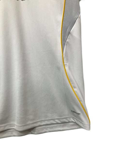 adidas（アディダス）adidas (アディダス) サッカーユニフォーム ホワイト×ブラック サイズ:Lの古着・服飾アイテム