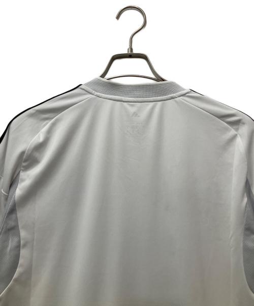 adidas（アディダス）adidas (アディダス) サッカーユニフォーム ホワイト×ブラック サイズ:Lの古着・服飾アイテム