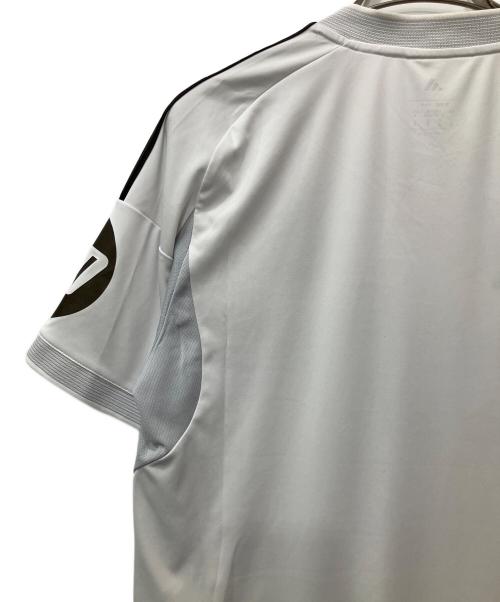 adidas（アディダス）adidas (アディダス) サッカーユニフォーム ホワイト×ブラック サイズ:Lの古着・服飾アイテム