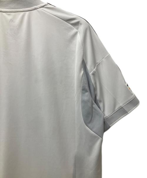 adidas（アディダス）adidas (アディダス) サッカーユニフォーム ホワイト×ブラック サイズ:Lの古着・服飾アイテム