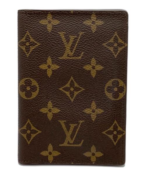 LOUIS VUITTON（ルイ ヴィトン）LOUIS VUITTON (ルイ ヴィトン) クーヴェルテュール・パスポール　パスポートカバー ブラウンの古着・服飾アイテム