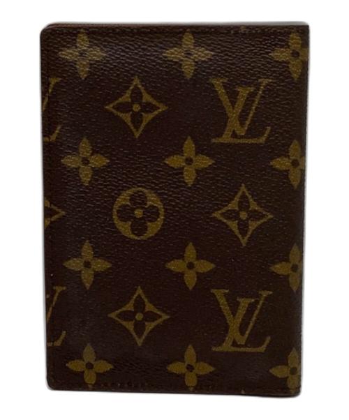 LOUIS VUITTON（ルイ ヴィトン）LOUIS VUITTON (ルイ ヴィトン) クーヴェルテュール・パスポール　パスポートカバー ブラウンの古着・服飾アイテム