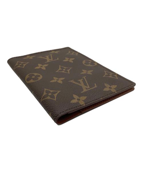 LOUIS VUITTON（ルイ ヴィトン）LOUIS VUITTON (ルイ ヴィトン) クーヴェルテュール・パスポール　パスポートカバー ブラウンの古着・服飾アイテム