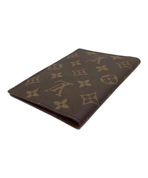 LOUIS VUITTON（ルイ ヴィトン）LOUIS VUITTON (ルイ ヴィトン) クーヴェルテュール・パスポール　パスポートカバー ブラウンの古着・服飾アイテム