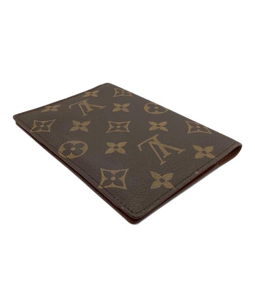LOUIS VUITTON（ルイ ヴィトン）LOUIS VUITTON (ルイ ヴィトン) クーヴェルテュール・パスポール　パスポートカバー ブラウンの古着・服飾アイテム