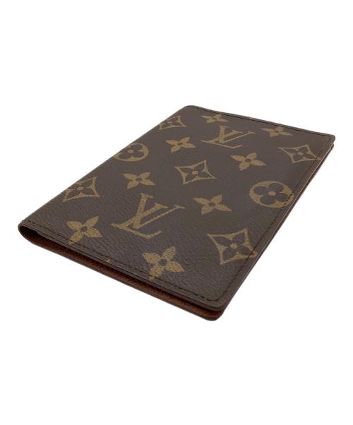 LOUIS VUITTON（ルイ ヴィトン）LOUIS VUITTON (ルイ ヴィトン) クーヴェルテュール・パスポール　パスポートカバー ブラウンの古着・服飾アイテム