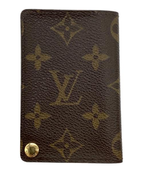 LOUIS VUITTON（ルイ ヴィトン）LOUIS VUITTON (ルイ ヴィトン) モノグラム　ポルト カルト クレディ プレッシオン ブラウンの古着・服飾アイテム