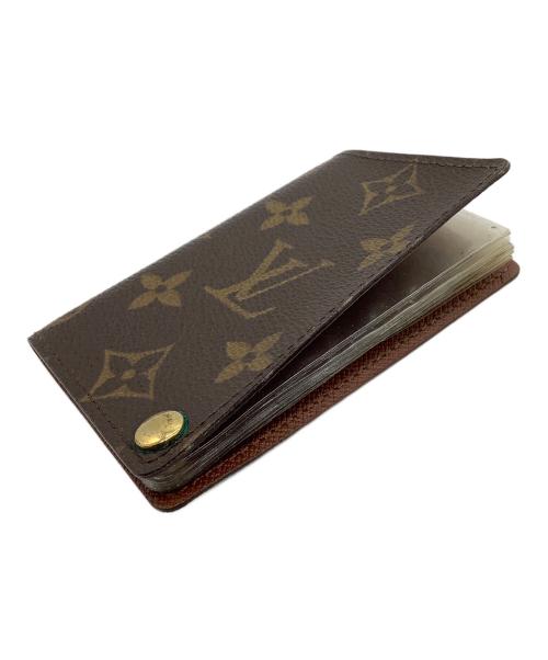 LOUIS VUITTON（ルイ ヴィトン）LOUIS VUITTON (ルイ ヴィトン) モノグラム　ポルト カルト クレディ プレッシオン ブラウンの古着・服飾アイテム