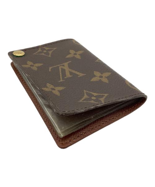 LOUIS VUITTON（ルイ ヴィトン）LOUIS VUITTON (ルイ ヴィトン) モノグラム　ポルト カルト クレディ プレッシオン ブラウンの古着・服飾アイテム