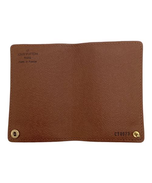 LOUIS VUITTON（ルイ ヴィトン）LOUIS VUITTON (ルイ ヴィトン) モノグラム　ポルト カルト クレディ プレッシオン ブラウンの古着・服飾アイテム