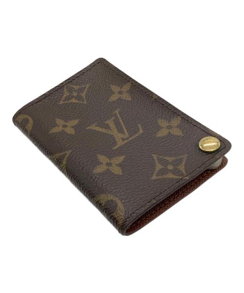LOUIS VUITTON（ルイ ヴィトン）LOUIS VUITTON (ルイ ヴィトン) モノグラム　ポルト カルト クレディ プレッシオン ブラウンの古着・服飾アイテム