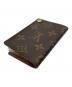 中古・古着 LOUIS VUITTON (ルイ ヴィトン) モノグラム　ポルト カルト クレディ プレッシオン ブラウン：6000円