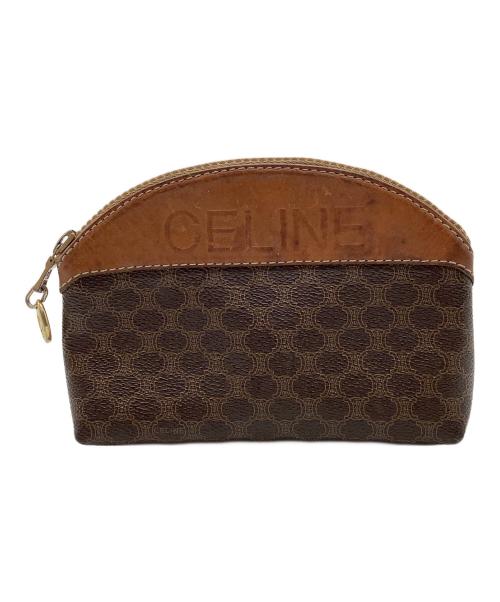 CELINE（セリーヌ）CELINE (セリーヌ) ポーチ ブラウンの古着・服飾アイテム