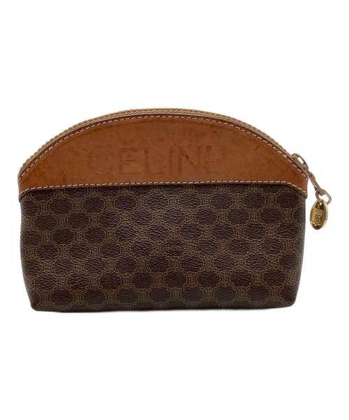 CELINE（セリーヌ）CELINE (セリーヌ) ポーチ ブラウンの古着・服飾アイテム