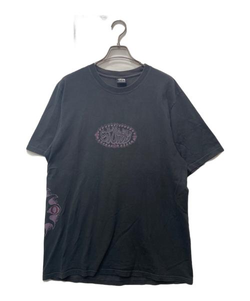 stussy（ステューシー）stussy (ステューシー) プリントTシャツ ブラック サイズ:Mの古着・服飾アイテム